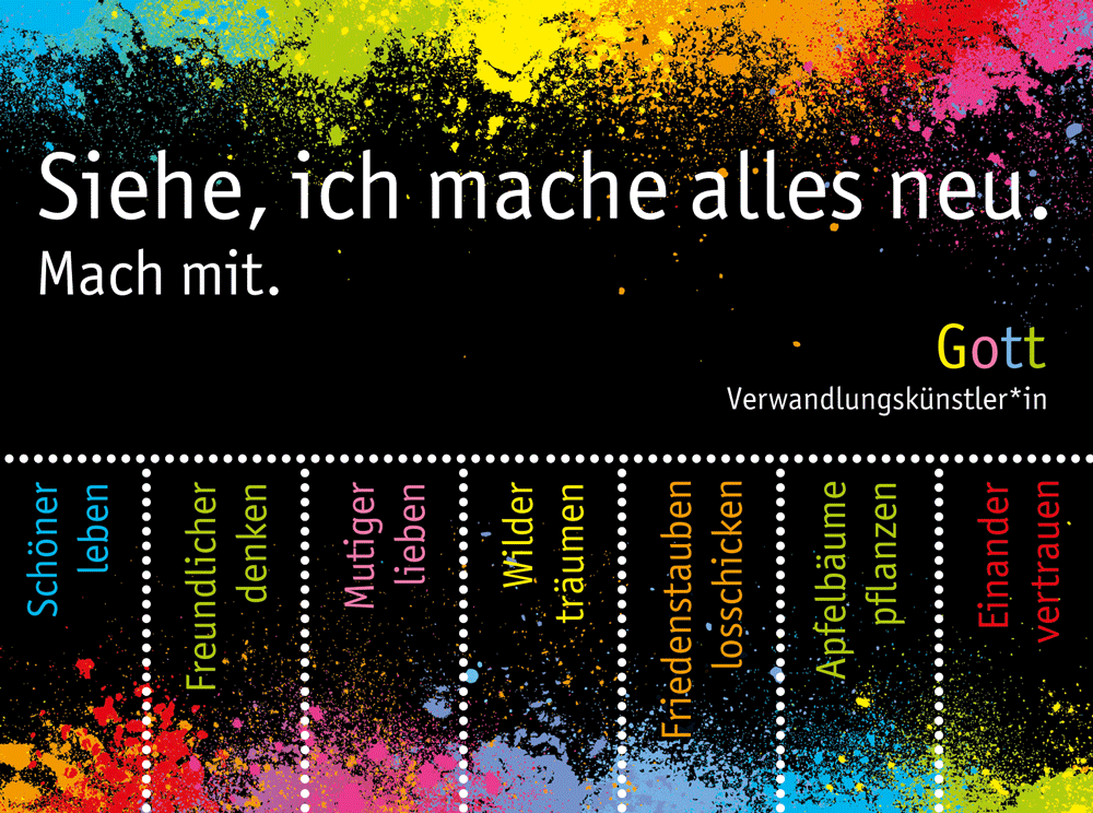 Jahreslosung 2026 ·  Karten & Plakat