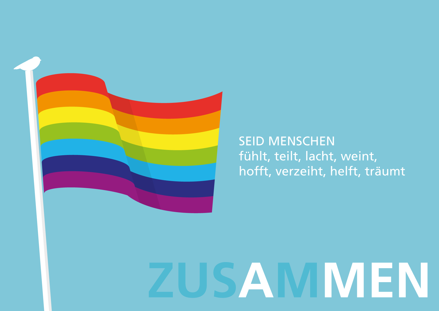 Zusammen · Postkarte & Klappkarte Zusammen · Postkarte & Klappkarte