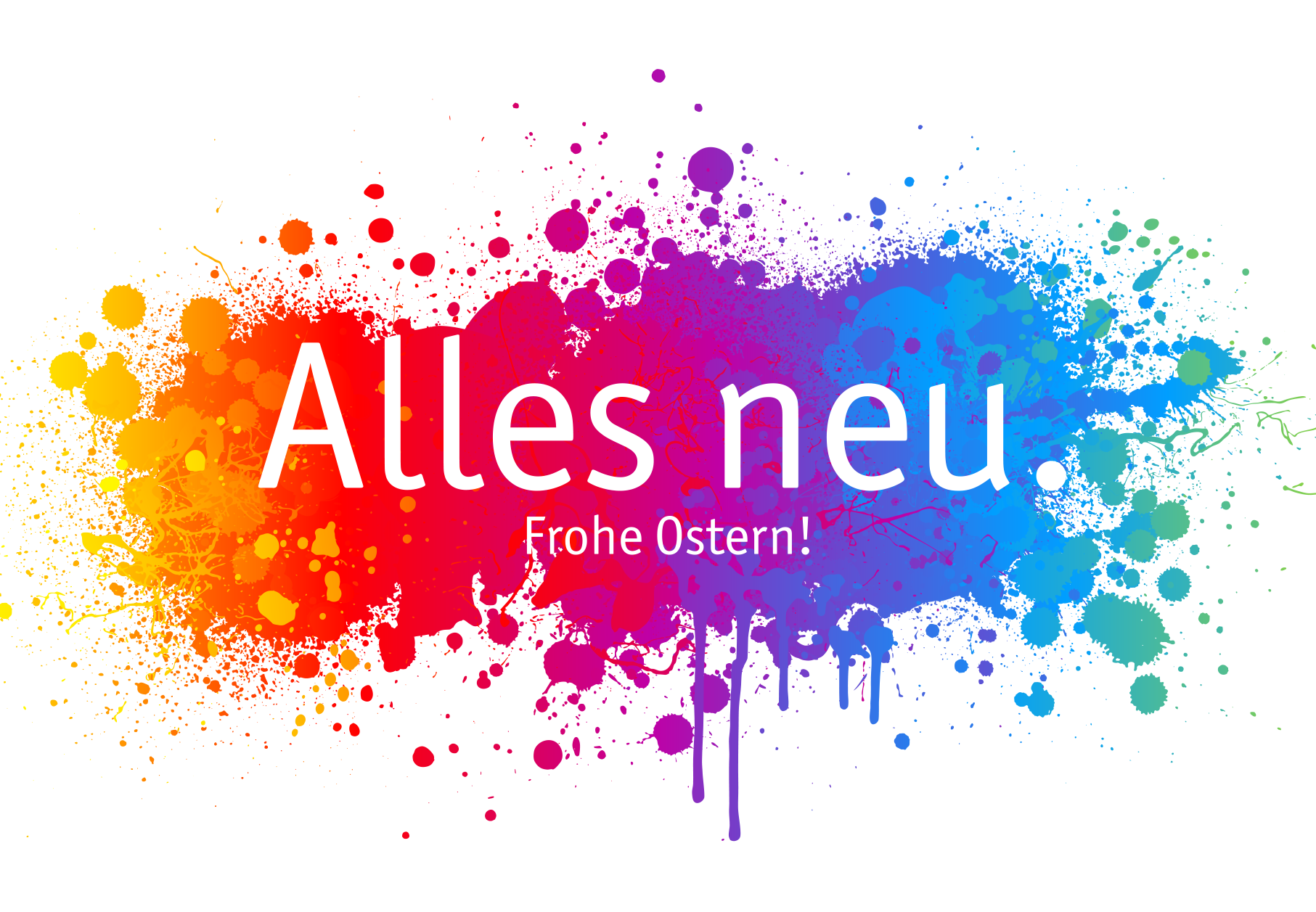 Ostern. Alles neu · Postkarte & Klappkarte