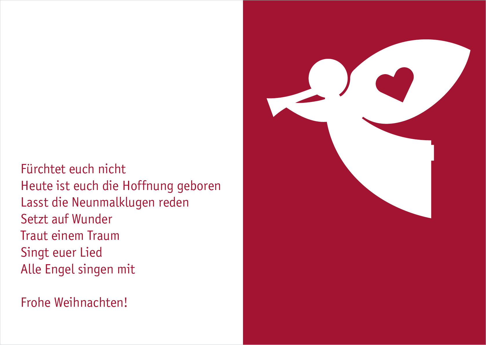 Klappkarte · Weihnachtsengel Klappkarte · Weihnachtsengel