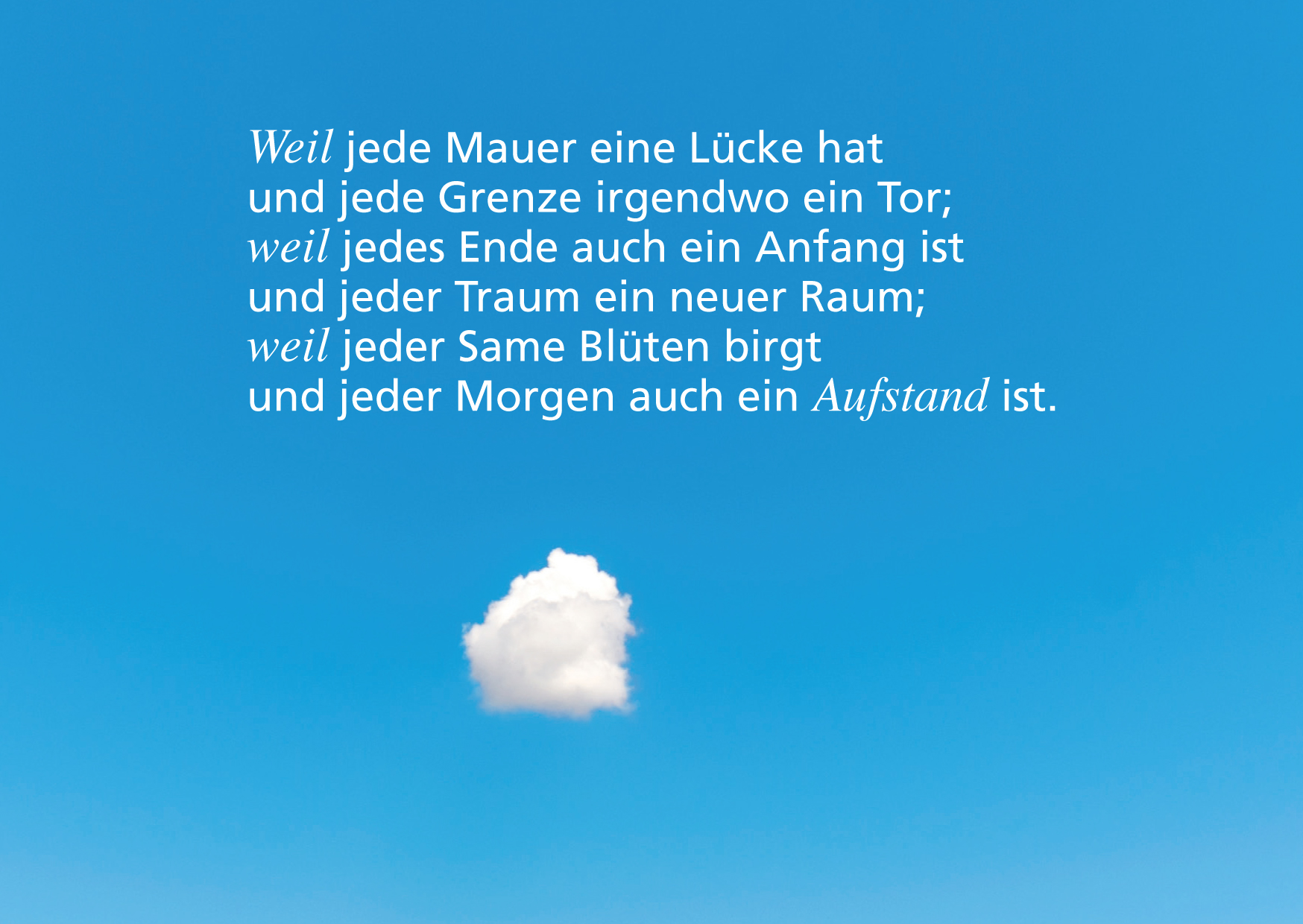 Osterhimmel · Postkarte & Klappkarte Osterhimmel · Postkarte & Klappkarte