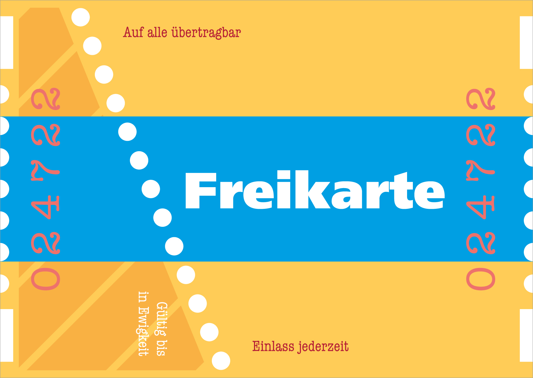 Freikarte · Postkarte & Klappkarte Freikarte · Postkarte & Klappkarte
