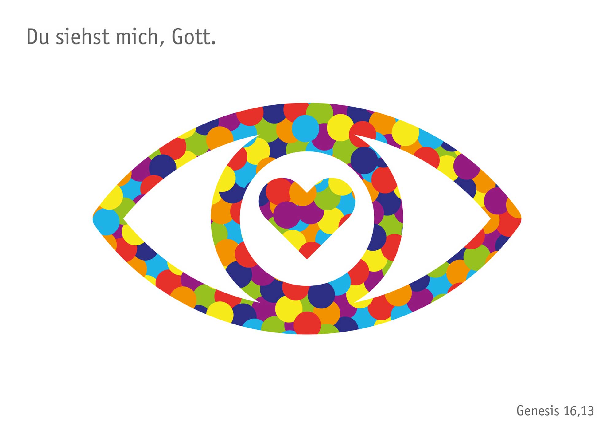 Du siehst mich · Karten & Plakat Du siehst mich · Karten & Plakat