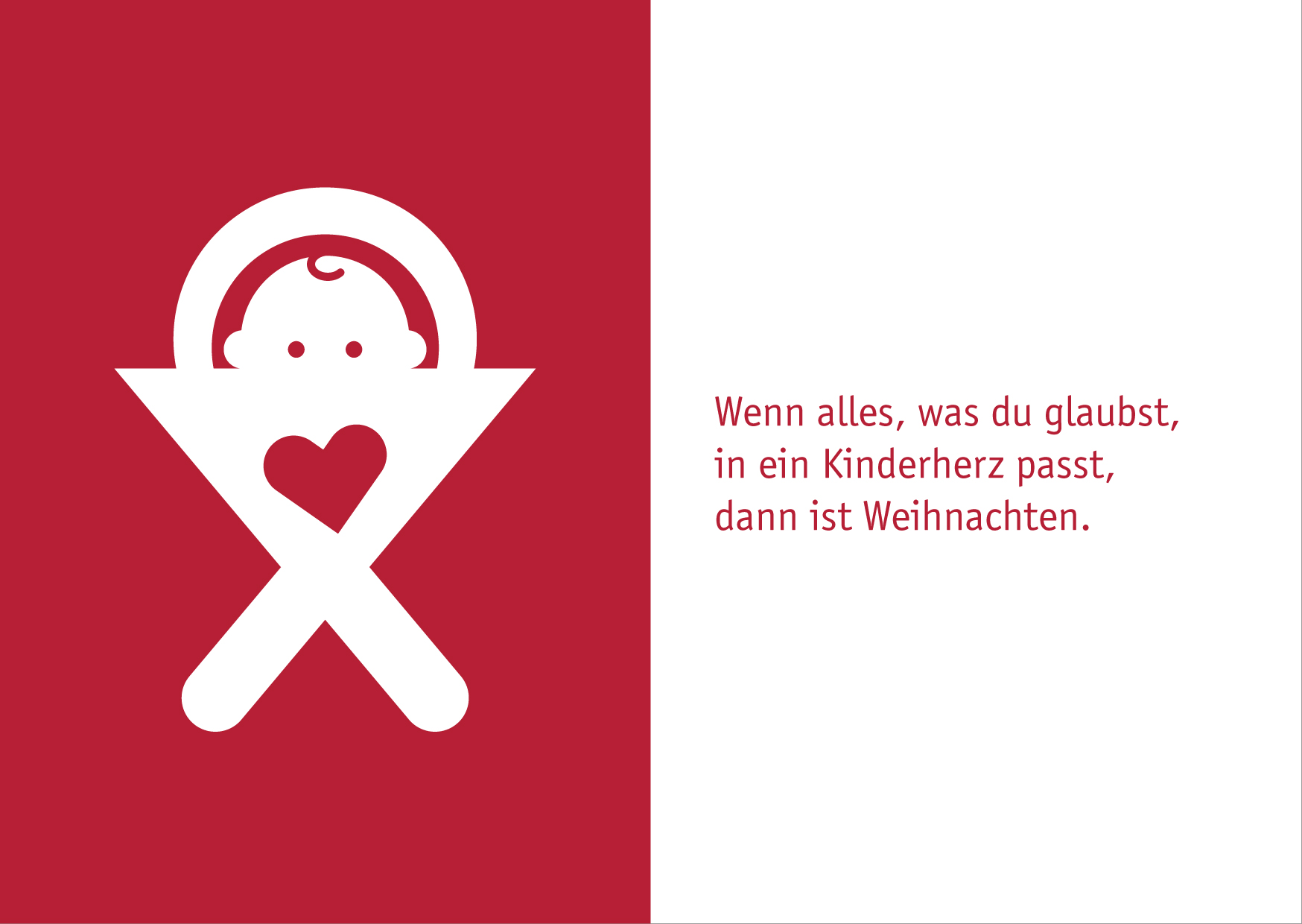 Klappkarte · Jesuskind Klappkarte · Jesuskind